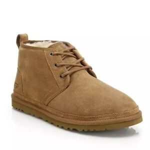 UGG‎ 8 neumel boot suede lace up shearling lined  sneaker chukka bootie casual